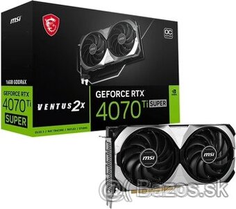 MSI RTX 4070ti Super 16g Ventus 2x Black OC