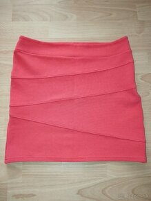 Ružovo-oranžová sukňa ASOS - 1