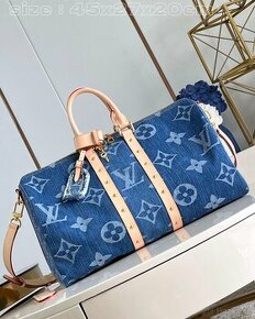 Louis Vuitton denim kabela/ cestovná taška