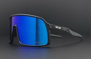 Oakley sutro čierne s modrými sklami