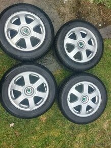 Skoda disky s pneumatikami 205/60 R15 Michelin - 1