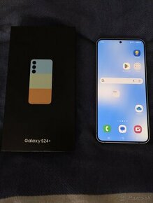 Samsung S24 plus modrý 12gb ram 512 pamäť v top deluxe stave