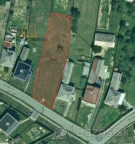 POZEMOK NA VÝSTAVBU RD, 1193 m², 6 min. od Raslavíc