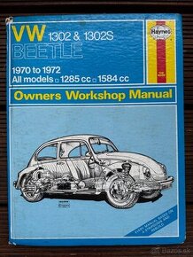 VW BROUK BEETLE KARMANN GHIA originalni montazni manualy