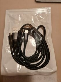 Nabijaci a datovy kabel 3 v 1