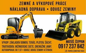 Výkopové a zemné práce Trnava