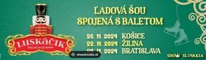 4 listky Luskáčik - ľadová šou spojená s baletom-Bratislava