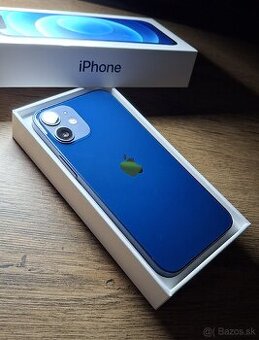 iPhone 12 Mini 64GB Blue – TOP PONUKA, nová batéria 100%