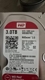 DISK 3 TB WD RED , vhodný pre NAS - 1