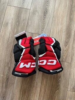 Hokejové rukavice CCM Jetspeed FT6 Pro - Red/Black (14)