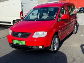 ► VW CADDY MAXI 1,6 MPI-75 KW, 7 MÍST, DEŠŤOVÝ SENZOR ◄