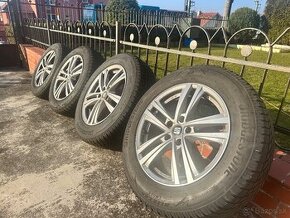 Elektróny 5x112 - Škoda, VW, Seat + zánovné zimné pneumatiky