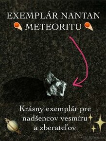 METEORIT ✨ 4.5 miliard rokov starý ✨ SUPER DARČEK✨