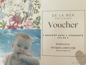 Voucher na baby plávanie Rovinka