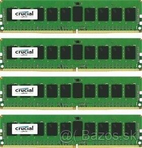 32GB Crucial RAM pamať 4x8GB DDR3 1600 MHz CL11