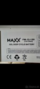 Gélová batéria Maxx DEEP CYCLE 12-FM-120, 120Ah