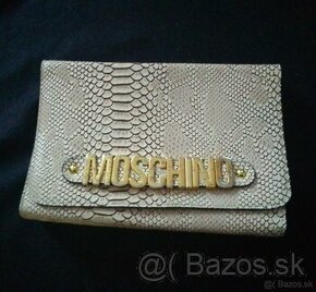 MOSCHINO listová kabelka hadí vzor - 1