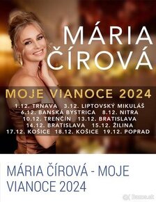 Maria Čirova, vianocny koncert Bratislava 13.12.24