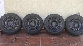 Sada kolies 5x112 R16 - zimné gumy Firestone 205/60 R16