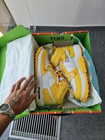 Nike x OFF-WHITE, Air Force 1 MID, White/Maize