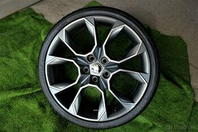 19"--ORIGINAL----ŠKODA---OCTAVIA--RS--5x112 R19--LETNA SADA - 1