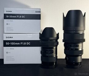 Sigma 18-35 a 50-100mm /1.8 DC HSM ART Canon - 1