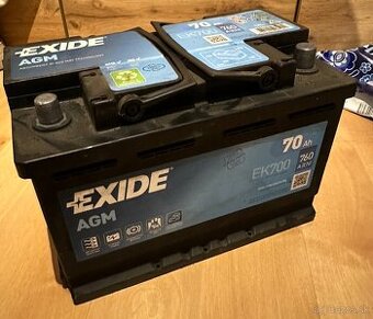 Autobateria Exide AGM 70ah 12V EK700 760 A(EN) - 50 Eur