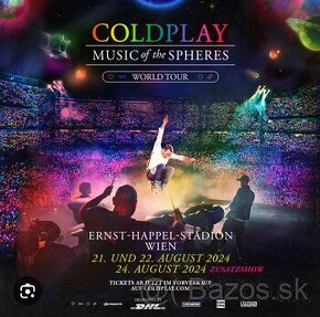 Coldplay Vienna 22.8.2024 sedenie vedla seba