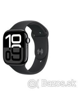 Apple Watch 10 GPS 46mm Jet Black Aluminium Sport Band M/L