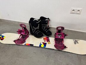 Snowboard komplet