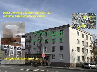 Centrum Nitry 3 - izbový byt v zateplenom tehlovom bytovom d