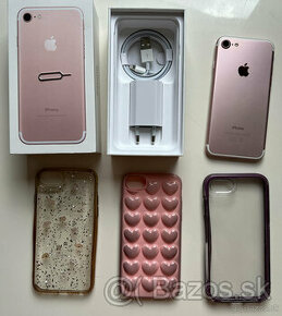 Apple iPhone 7 32 GB Rose gold / 100% zdravie batérie - 1