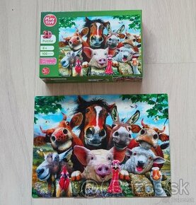 Nové 3D puzzle 100 ks