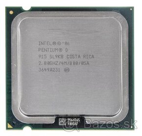 Intel Pentium D Processor 915 4M Cache, 2.80 GHz LGA775,PLGA