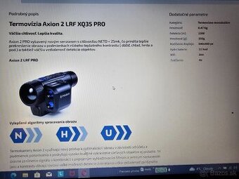 Predám termoviziu Pulzar Axion2 lrf XQ35 PRO.