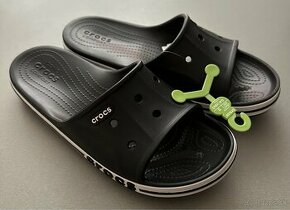 Šľapky CROCS Bayaband Slide black/white