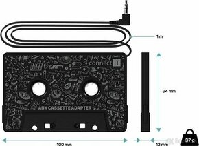 REDUKCIA MAGNETOFONOVA KAZETA NA AUDIO JACK