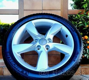 alu R17 5x112, zimné pneu 205/50, orig. Audi A3 + VW Golf - 1