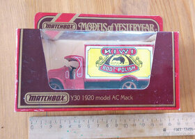 Matchbox. 1920 Model AC Mack . Foto originál.