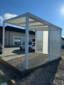 Pergola hliníková 4x3m biela