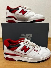 New balance 550 white/red