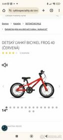 Frog 48 ultralahky bicykel 16 palcov