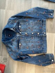 GAP Denim riflové nohavice + bunda