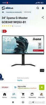 34" iiyama monitor