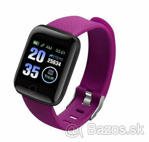 (IHNEĎ) Fitness Smart hodinky D20, fialové - 1