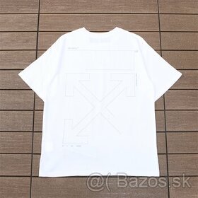 OFF WHITE tee White / DOT Line XL