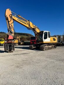 Pásový bager/rýpadlo Liebherr R914C+vibračne baranidlo Movax