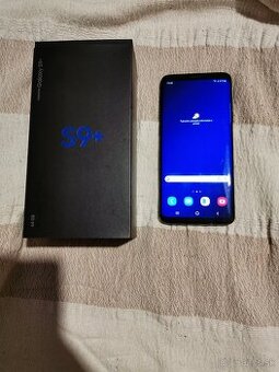 Samsung S9 + čierny plne funkčný prasknutý displej