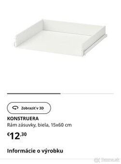 Konstruera ram zasuvky do skrine ikea platsa