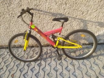 Detský celoodpružený bicykel Olpran 24" - 1